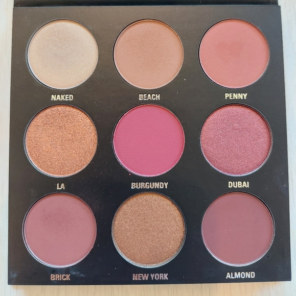 Kylie Jenner Cosmetics Pressed Powder Palette "The Burgundy Palette" Eyeshadow - Picture 1 of 4